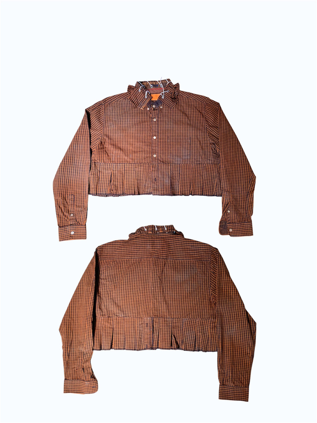 #0035 CamisaCrop cuadrillé