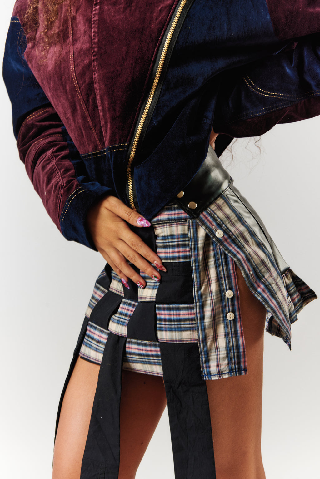 #0003 Chaqueta VinoDiagonal