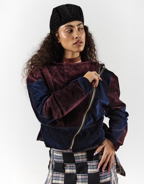 #0003 Chaqueta VinoDiagonal