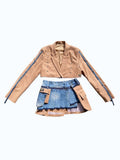 #0029 Conjunto blazerCrop