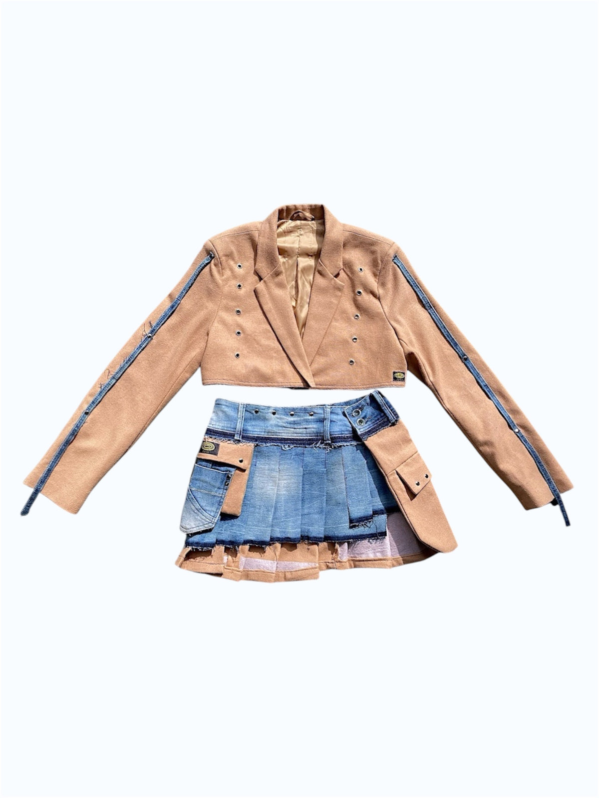 #0029 Conjunto blazerCrop
